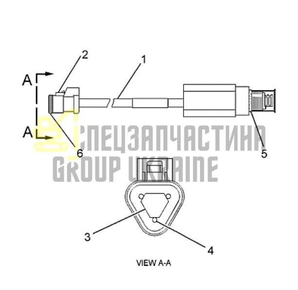 Датчик швидкості 1296628 для двигунів Сaterpillar C-10, C-12, 3406E, 3176B