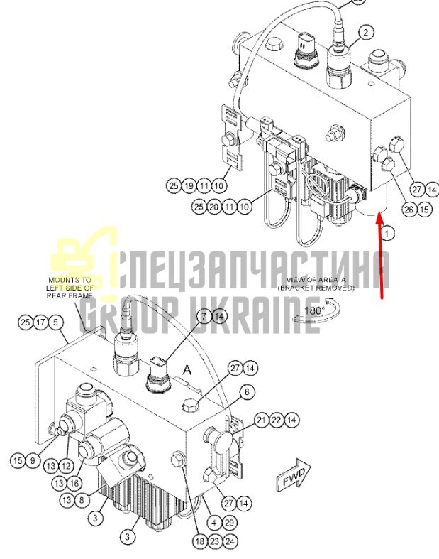 Caterpillar 1528346 Електромагнітний клапан 24V для D7, D9, D11