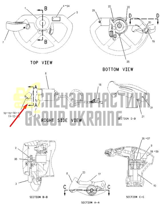 152-2788 Перемикач Caterpillar 966
