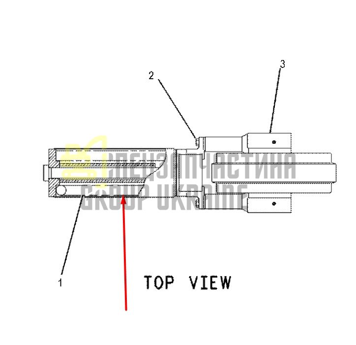 Caterpillar 1528562 Натягувач гусениці для 330B