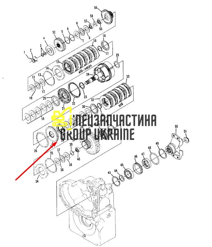 1763293 Поршень зчеплення Caterpillar TH83