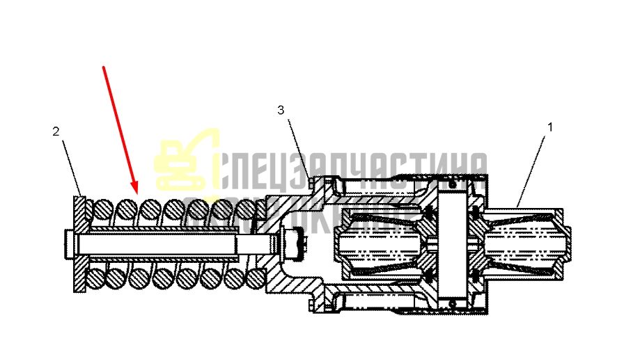 Caterpillar 1793033 Натягувач гусениці для 330C