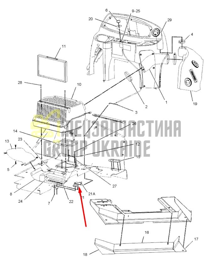 Caterpillar 1945622 Водяний клапан у зборі D9