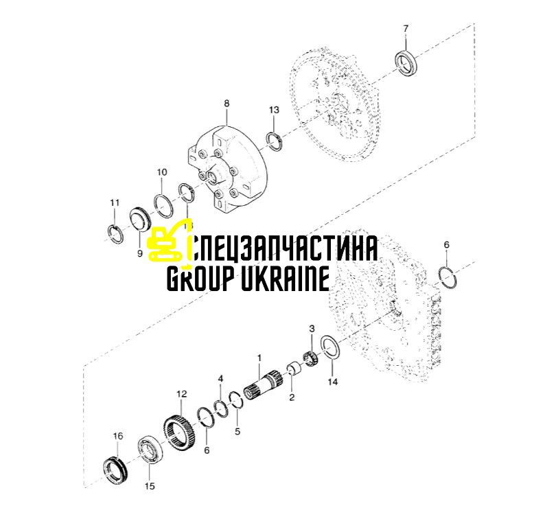8i-4406 Диск сталевий КПП Caterpillar
