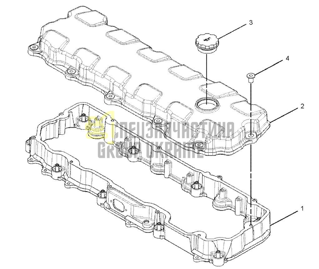 217-5701, 2175701 Прокладка клапанної кришки Caterpillar C9