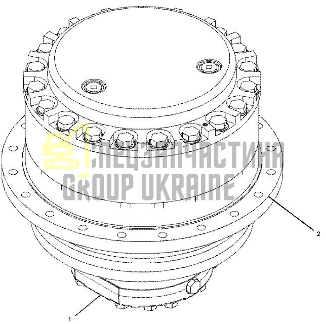 267-6796 Редуктор ходу бортовий CAT 3205