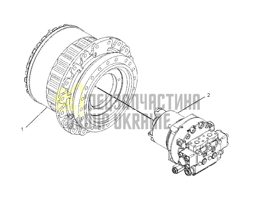 227-6115 Редуктор ходу Caterpillar CAT 325