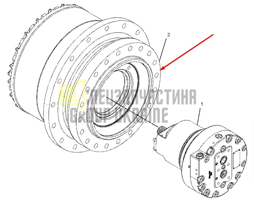 196-4873 Підшипник кульковий Caterpillar CAT 325, 330