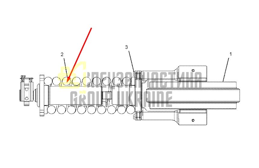 Caterpillar 2394355 Натягувач гусениці для 322C