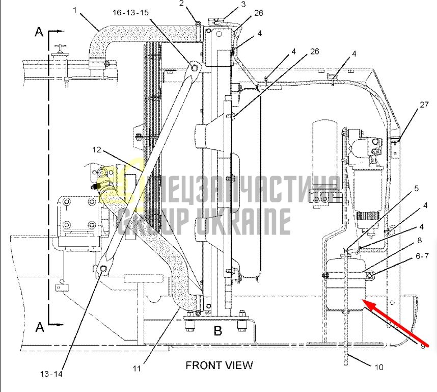 Придбати Caterpillar 245-9205 Розширювальний бак для C7.1, 3066, 3126, C-7