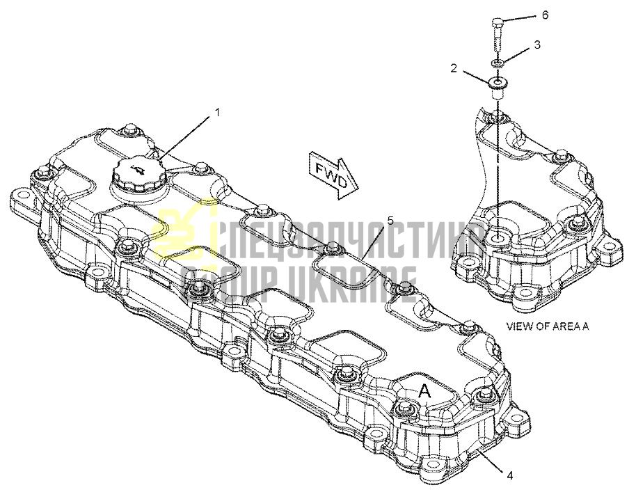 2194452 Насос водяний Caterpillar C9, E330D, E330