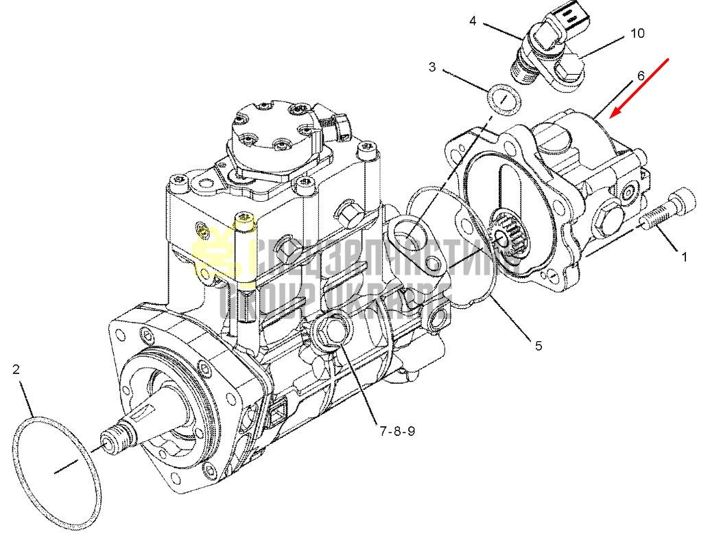 Caterpillar 2930249 Паливоперекачуючий насос 320D