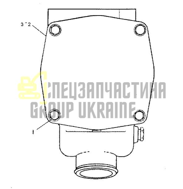 2W-8001 Помпа водяний насос охолодження CAT 966F/D7H
