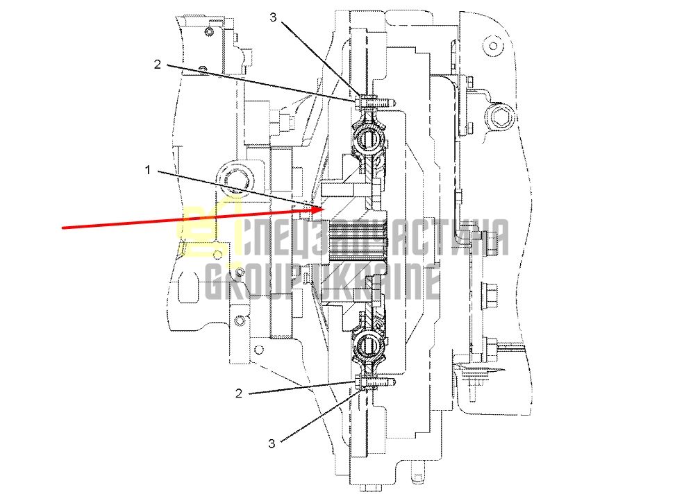 Придбати Caterpillar 310-9497 Диск демпферний гідронасос для 336E, 345D, 349E