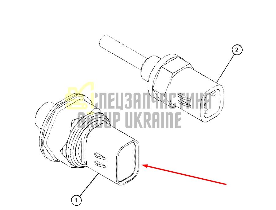 Caterpillar 3203064 Датчик високого тиску D6, D7, D8, D9