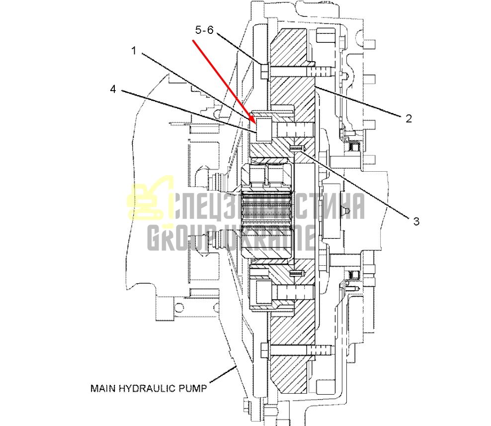 Придбати Caterpillar 255-2947 Гнучка муфта 240H для 345B II