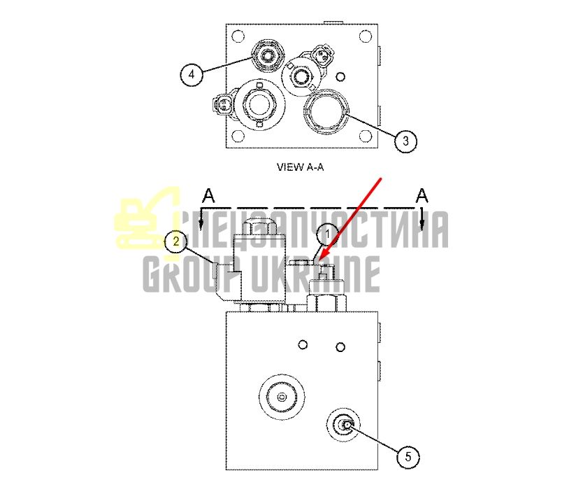 Caterpillar 3338242 Електромагнітний клапан, соленоїд 24V