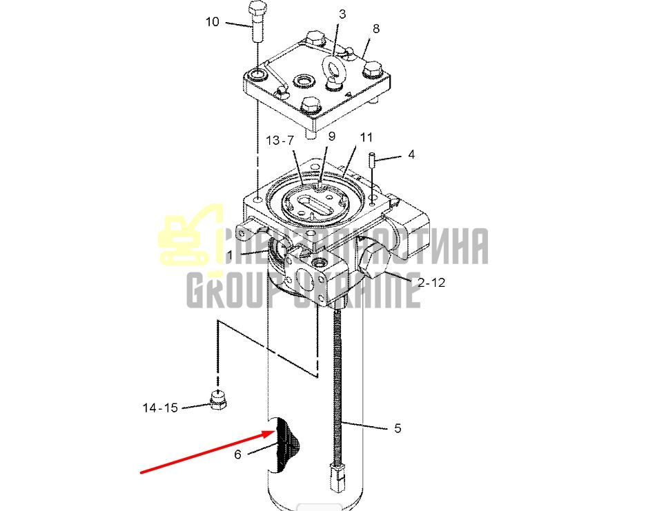 Придбати Caterpillar 344-0004, 3440004 Масляний фільтр для 3516