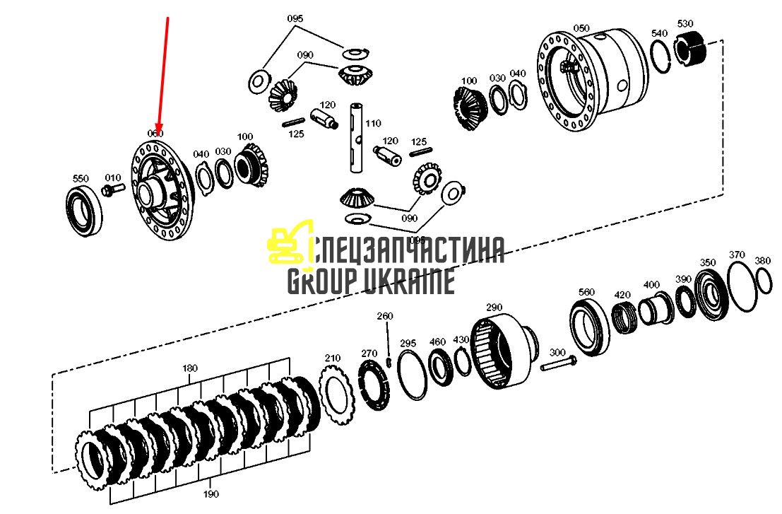 364-4387 (84330534, 4481316056) Кришка корпусу диференціала Caterpillar 938