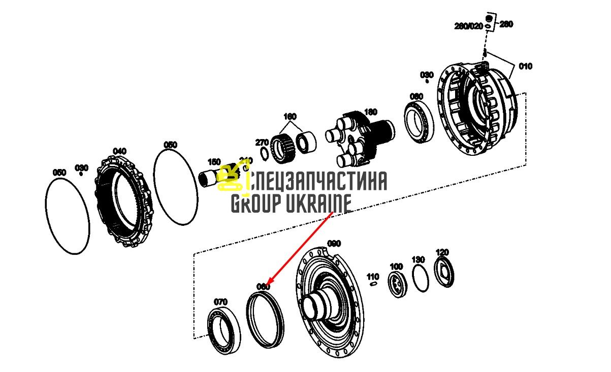 3670570 З'єднання плаваюче Caterpillar 938K3670570 З'єднання плаваюче Caterpillar 938K
