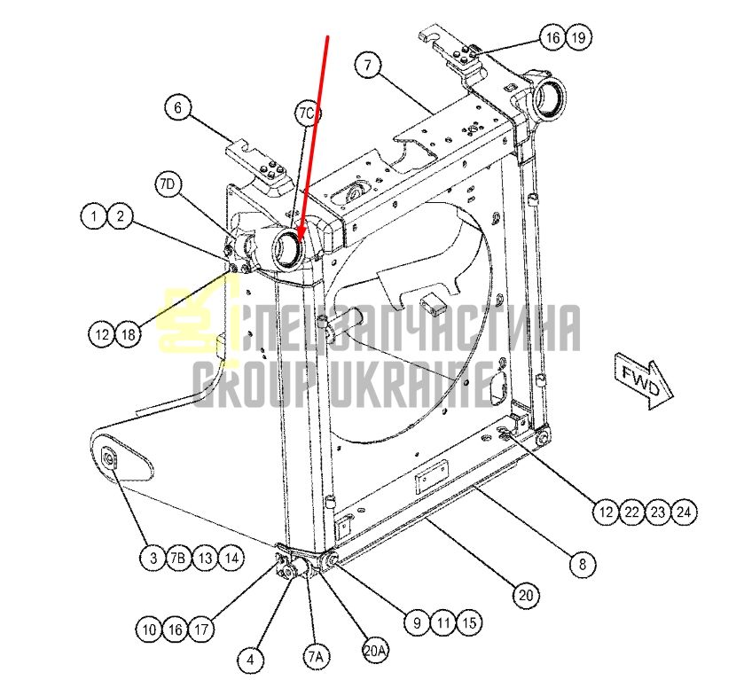 Придбати Caterpillar 3G-6372 Підшипник ковзання (втулка) для D6