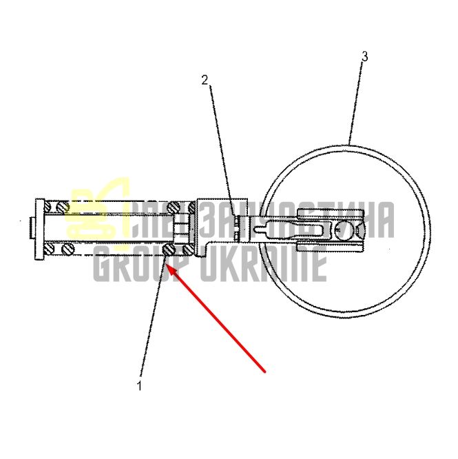 Caterpillar 4I7342 Натягувач гусениці для 311B, 312B, 313B