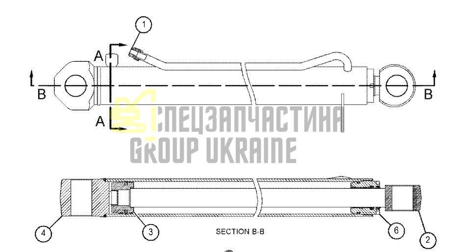 Caterpillar 5016692 Ремкомплект гідроциліндра аутригера (лапи) 924K, 930K