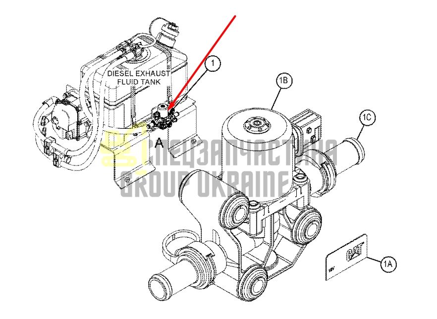 Caterpillar 5268387 Електромагнітний клапан у зборі 12V