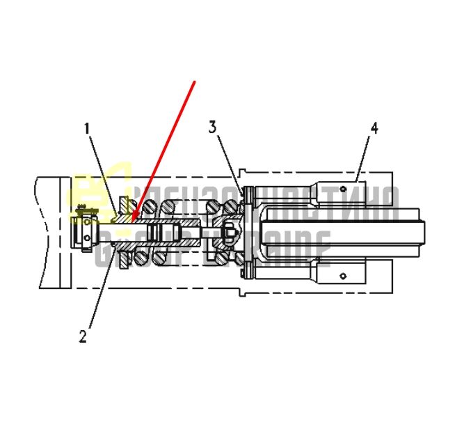 Caterpillar 6I6539 Натягувач гусениці для 320