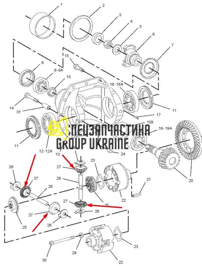 6T5750 Шестерня сателіту Caterpillar 428