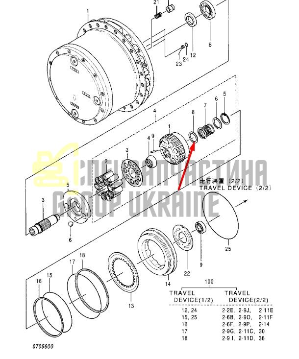 XKAH-01429 Підшипник Hyundai