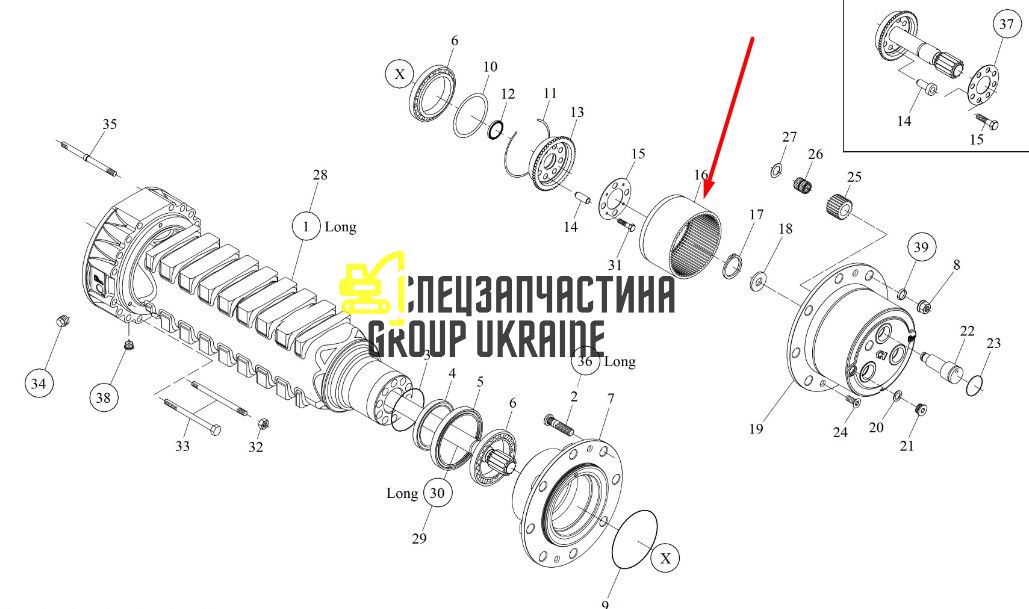 8I4310 Зубчастий вінець Caterpillar TH83