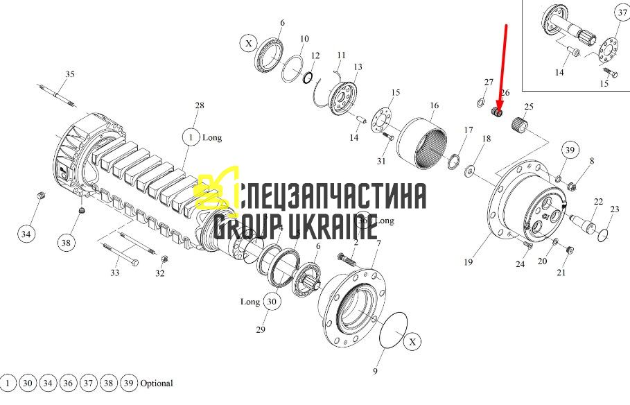 8I4316 Голковий підшипник Caterpillar TH83