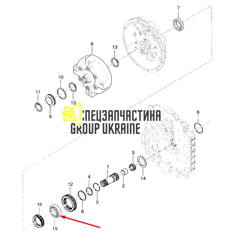 8I4407 Підшипник Caterpillar TH83