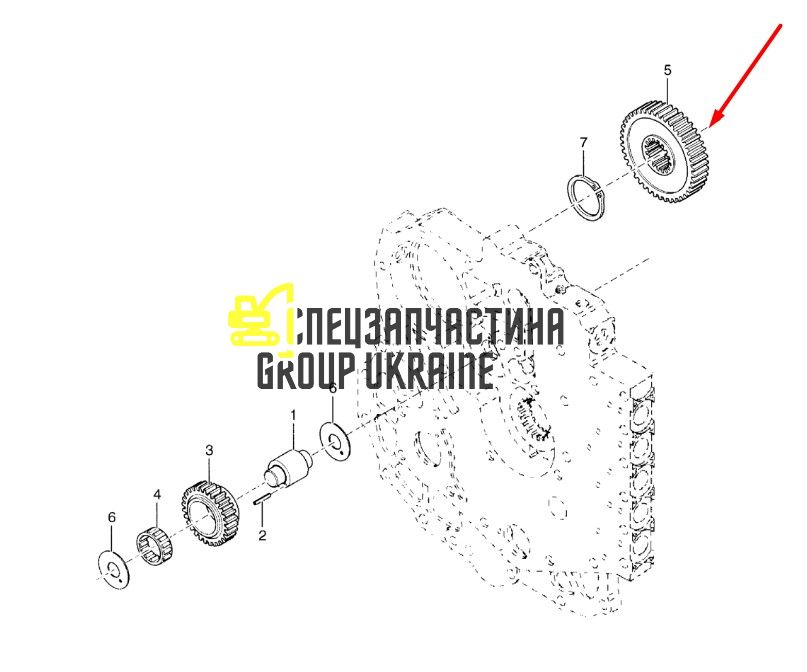 8I4423 Шестерня Caterpillar TH83