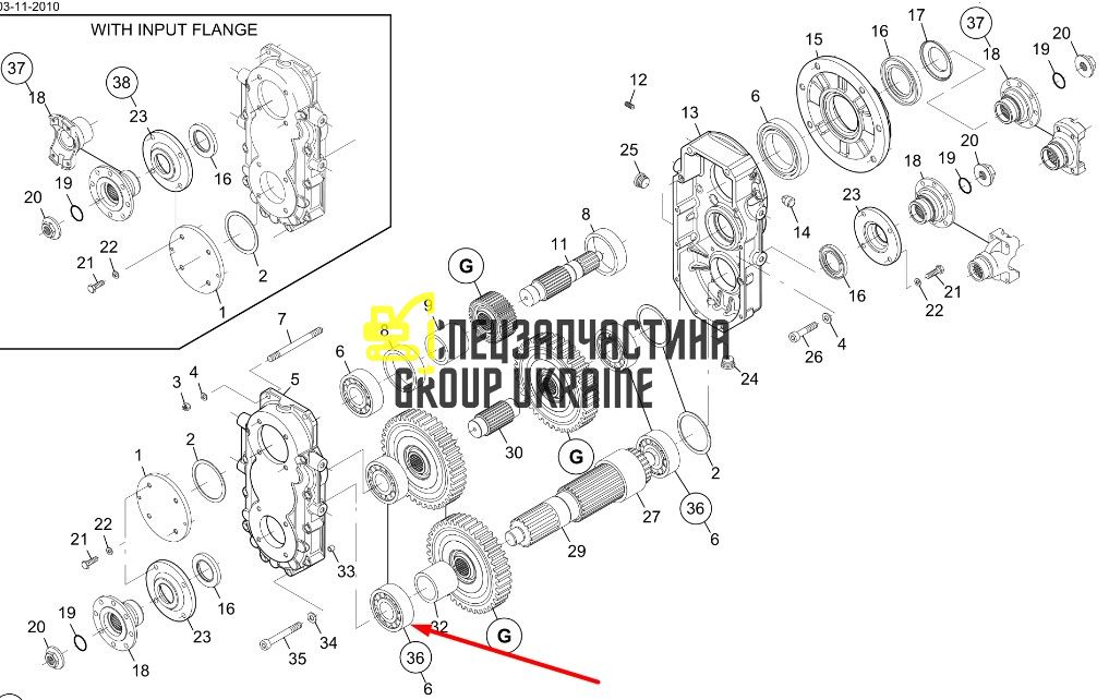 8I4432 Роликовий підшипник Caterpillar TH83