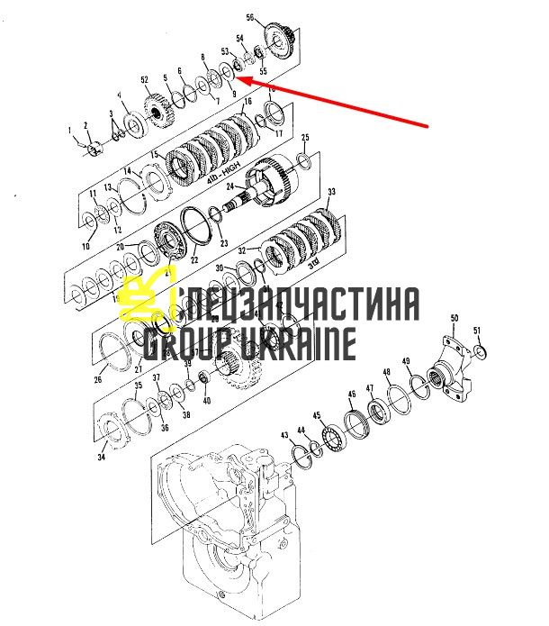 8I-4479 Упорна шайба КПП Caterpillar TH83