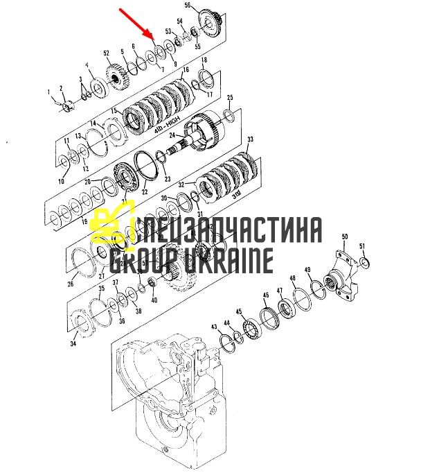 8I-4480 Підшипник КПП Caterpillar TH83