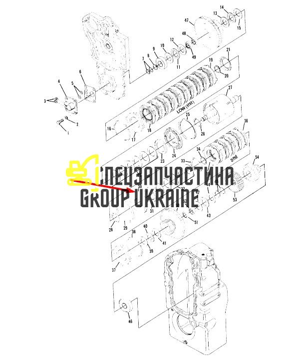8I4547 Поршень муфти КПП Caterpillar TH83