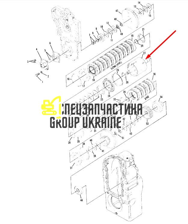 8I4548 Вал шестерні КПП Caterpillar TH83