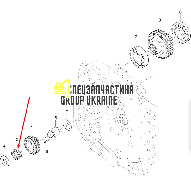 8I4419 Підшипник голчастий Caterpillar TH83