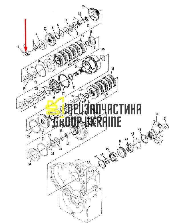 8I4526 Втулка КПП Caterpillar TH83