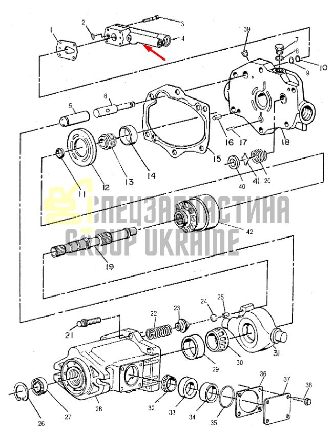 Caterpillar 9T6859 Клапан у зборі для D4, D5