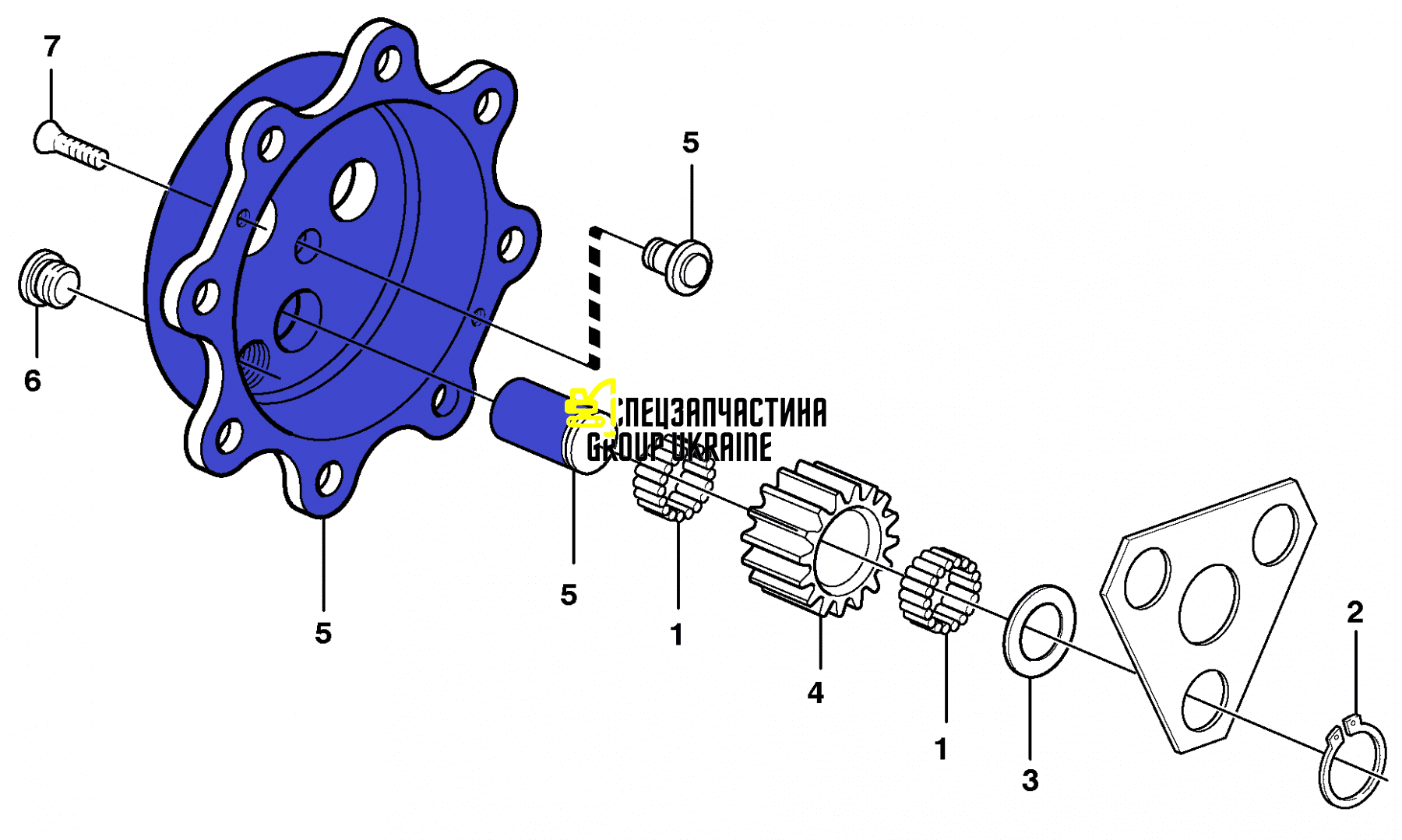 11709500, VOE 11709500 Кришка бортового редуктора Volvo BL61 BL71