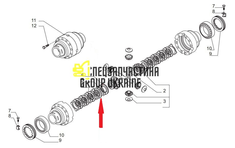 110644 (83930409, 2097906, 321530.0, RE45938, CA0110644) Диск фрикційний Carraro