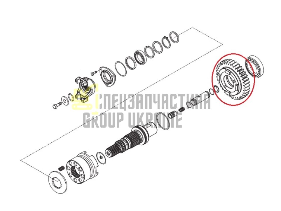 Придбати Carraro 145284 (139799, 6194422M1, 11716792) Шестерня
