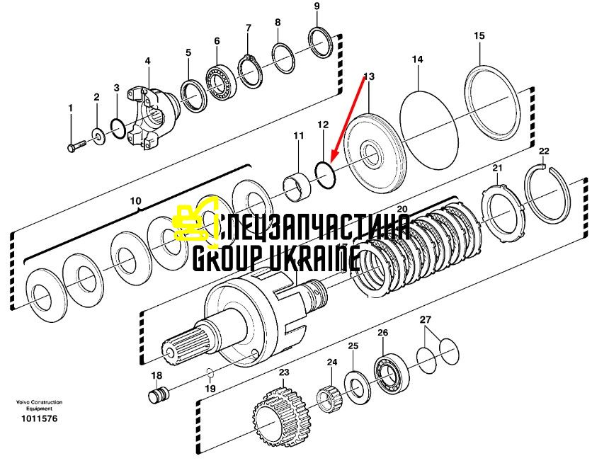 Кільце ущільнювальне 11712991 Volvo