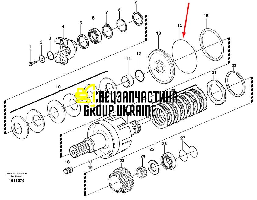 Кільце ущільнювальне 028624 Carraro