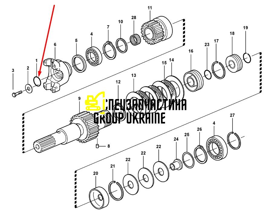 358645A1 ущільнювальне кільце New Holland