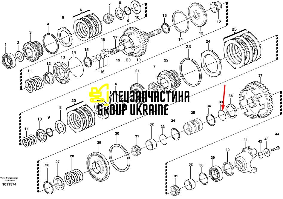 142923 Кільце ущільнювальне в коробку Carraro